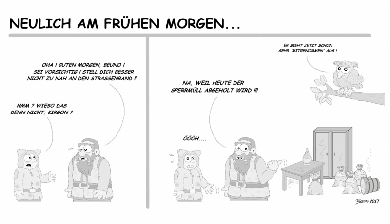 Neulich am frühen Morgen...