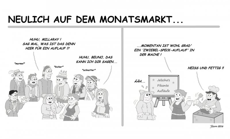 Neulich auf dem Monatsmarkt...